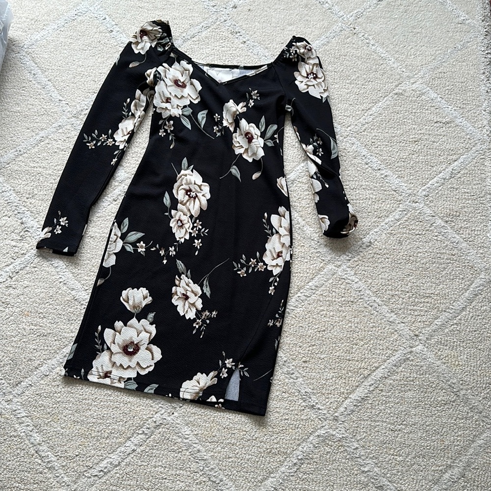 Mini floral dress